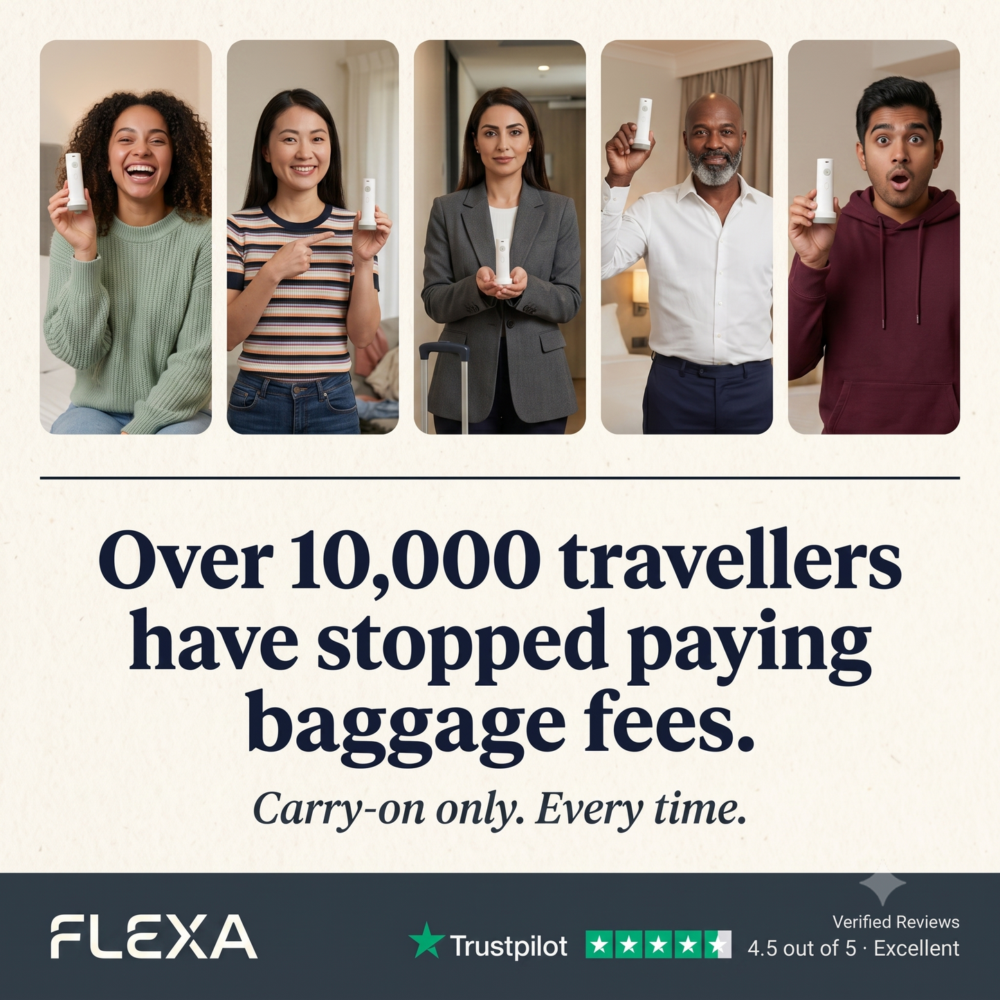FLEXA VacuPack — Travel Compression Bags with Electric Pump