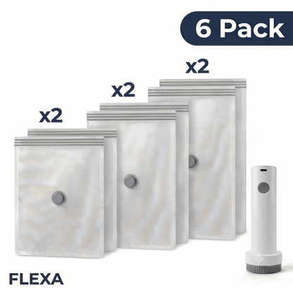 FLEXA VacuPack — Travel Compression Bags with Electric Pump